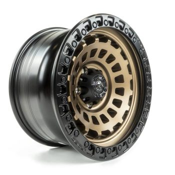   Alumínium felni 17x9 ET-12 5x127 D634 Zephyr Matte Bronze Black Bead Ring Fuel