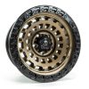   Alumínium felni 17x9 ET-12 5x127 D634 Zephyr Matte Bronze Black Bead Ring Fuel