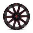 Alumínium felni 20x10 ET-18 5x114.3/5x127 D643 Contra Gloss Black RED Tinted Clear Fuel