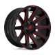 Alumínium felni 20x9 ET2 6x135/6x139.7 D643 Contra Gloss Black RED Tinted Clear Fuel