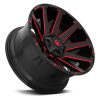   Alumínium felni 22x10 ET-19 6x139,7/6x135 D643 Contra Gloss Black/Candy Red Fuel