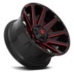 Alumínium felni 22x10 ET-19 6x139,7/6x135 D643 Contra Gloss Black/Candy Red Fuel