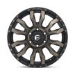 Alumínium felni 20x10 ET-18 8x165.1 D674 Blitz Matte Black Double Dark Tint Fuel
