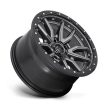 Alumínium felni 17x9 ET-12 5x127 D680 Rebel Matte GUN Metal Black Bead Ring Fuel