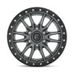Alumínium felni 18x9 ET20 6x139,7 D680 Rebel Matte GUN Metal Black Bead Ring Fuel