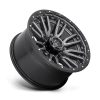   Alumínium felni 20x10 ET-18 8x170 D680 Rebel Matte GUN Metal Black Bead Ring Fuel
