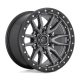 Alumínium felni 20x9 ET1 8x170 D680 Rebel Matte GUN Metal Black Bead Ring Fuel