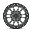 Alumínium felni 20x9 ET1 8x170 D680 Rebel Matte GUN Metal Black Bead Ring Fuel