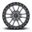 Alumínium felni 20x9 ET1 5x127 D680 Rebel 6 Matte Gun Metal/Black Ring Fuel