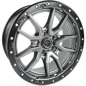   Alumínium felni 20x9 ET20 5x127 D680 Rebel 5 Anthracite Gun Metal/Black Ring Fuel