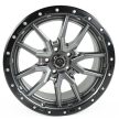 Alumínium felni 20x9 ET20 5x127 D680 Rebel 5 Anthracite Gun Metal/Black Ring Fuel