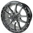 Alumínium felni 20x9 ET20 5x127 D680 Rebel 5 Anthracite Gun Metal/Black Ring Fuel