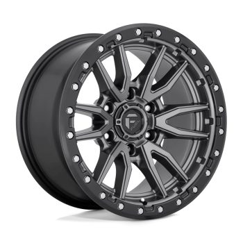   Alumínium felni 20x9 ET1 6x135 D680 Rebel Matte GUN Metal Black Bead Ring Fuel