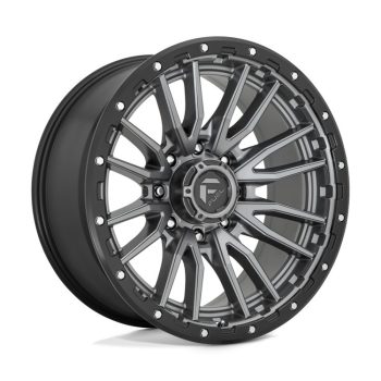   Alumínium felni 22x10 ET-18 8x180 D680 Rebel Matte GUN Metal Black Bead Ring Fuel