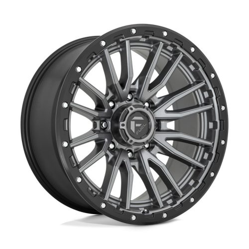 Alumínium felni 22x10 ET-18 8x180 D680 Rebel Matte GUN Metal Black Bead Ring Fuel