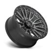 Alumínium felni 22x10 ET-18 8x180 D680 Rebel Matte GUN Metal Black Bead Ring Fuel
