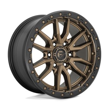   Alumínium felni 18x9 ET-12 6x139.7 D681 Rebel Matte Bronze Black Bead Ring Fuel