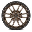 Alumínium felni 22x10 ET-13 6x139,7 D681 Rebel 6 Matte Bronze Black Bead Ring Fuel