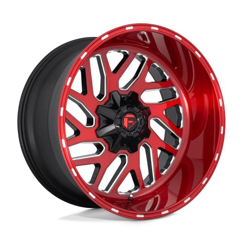 Alumínium felni 20x10 ET-18 5x114.3/5x127 D691 Triton Candy RED Milled Fuel