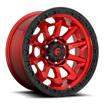   Alumínium felni 18x9 ET-12 5x127 D695 Covert Candy RED Black Bead Ring Fuel