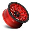 Alumínium felni 18x9 ET1 5x127 D695 Covert Candy RED Black Bead Ring Fuel