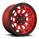 Alumínium felni 18x9 ET20 5x127 D695 Covert Candy RED Black Bead Ring Fuel