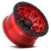   Alumínium felni 20x9 ET1 5x127 D695 Covert Candy Red/Black Ring Fuel