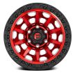 Alumínium felni 20x9 ET20 5x127 D695 Covert Candy Red/Black Ring Fuel