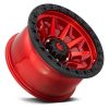   Alumínium felni 20x9 ET20 5x127 D695 Covert Candy Red/Black Ring Fuel