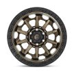 Alumínium felni 18x9 ET-12 6x135 D696 Covert Matte Bronze Black Bead Ring Fuel