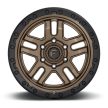 Alumínium felni 17x9 ET-12 5x127 D702 Ammo Matte Bronze Black Bead Ring Fuel