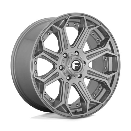 Alumínium felni 22x10 ET-18 6x139,7 D705 Siege Brushed GUN Metal Tinted Clear Fuel