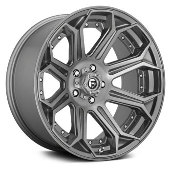   Alumínium felni 22x12 ET-44 6x139,7 D705 Siege Brushed Gun Metal Tinted Clear Fuel