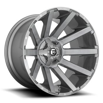   Alumínium felni 22x10 ET-19 6x139,7/6x135 D714 Contra Brushed Gun Metal/Tinted Clear Fuel
