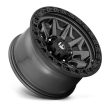 Alumínium felni 17x8.5 ET14 6x139,7 D716 Covert Matte GUN Metal Black Bead Ring Fuel