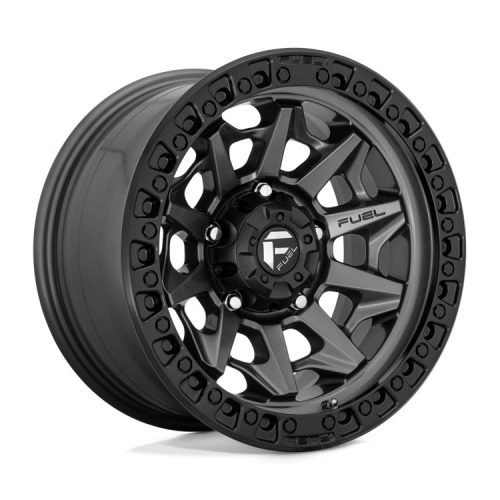 Alumínium felni 17x9 ET1 5x127 D716 Covert Matte GUN Metal Black Bead Ring Fuel