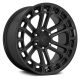 Alumínium felni 20x9 ET1 6x139,7 D718 Heater Matte Black Fuel