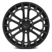 Alumínium felni 20x9 ET1 6x139,7 D718 Heater Matte Black Fuel
