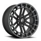 Alumínium felni 20x9 ET1 6x139,7 D720 Heater Matte Black/Double Dark Tint Machined Fuel