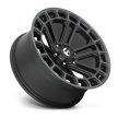 Alumínium felni 20x9 ET1 6x139,7 D720 Heater Matte Black/Double Dark Tint Machined Fuel