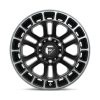   Alumínium felni 20x9 ET1 6x135 D720 Heater Matte Black Double Dark Tint Machined Fuel