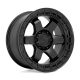 Alumínium felni 18x9 ET20 5x127 D750 Block Matte Black W/ Black Ring Fuel