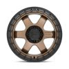  Alumínium felni 18x9 ET-12 5x127 D751 Block Matte Bronze W/ Black Ring Fuel