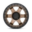 Alumínium felni 18x9 ET-12 5x127 D751 Block Matte Bronze W/ Black Ring Fuel