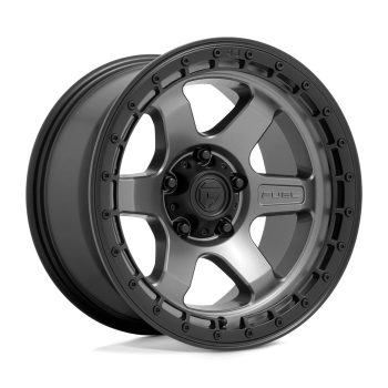   Alumínium felni 17x9 ET1 6x139,7 D752 Block Matte Gunmetal W/ Black Ring Fuel