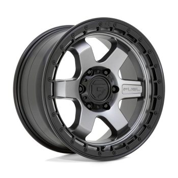   Alumínium felni 18x9 ET20 5x127 D752 Block Matte Gunmetal W/ Black Ring Fuel