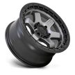 Alumínium felni 18x9 ET20 5x127 D752 Block Matte Gunmetal W/ Black Ring Fuel
