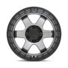   Alumínium felni 18x9 ET20 5x127 D752 Block Matte Gunmetal W/ Black Ring Fuel