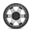 Alumínium felni 18x9 ET20 5x127 D752 Block Matte Gunmetal W/ Black Ring Fuel