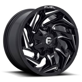   Alumínium felni 17x9 ET-12 5x114.3/5x127 D753 Reaction Gloss Black Milled Fuel